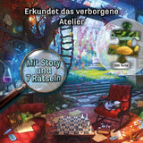 KOSMOS 683979 EXIT® puslespil: The Hidden Studio 500 brikker puslespil for voksne og børn 10+ Escape Room Puslespil for begyndere Puslespil Naty Shop