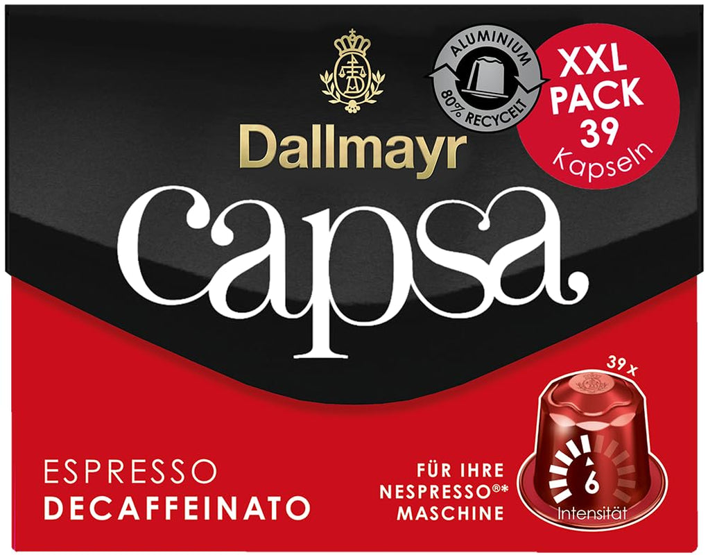 Capsa Espresso entkoffeiniert 39 Kapseln (Packung med 2)