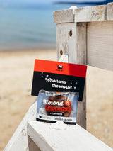 Mandel og chokolade - individuelt indpakkede veganske småkager, glutenfri, sojafri, økologisk, mandler og havre - 12 x 50 g multipak (pakke med 2)
