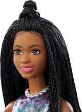 Barbie GYJ22 - Bühne frei für große Träume Brooklyn Puppe (ca. 30 cm, brunt hår) med Melodien aus dem Film, Lichtern, Mikrofon og tilbehør, Geschenk für Kinder ab 3 Jahren