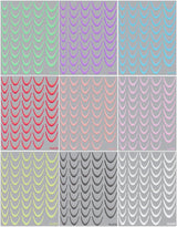 9 farver franske negle klistermærker franske negle klistermærker selvklæbende negle folie franske negle gradient klistermærker franske negle klistermærker nail art negle design klistermærker negle tilbehør