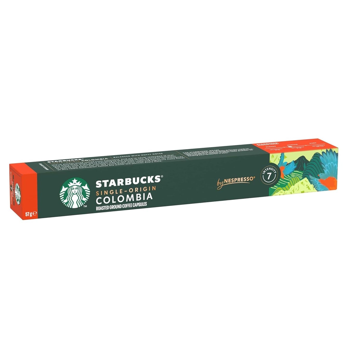 STARBUCKS Single-Origin Colombia af Nespresso, Mittlere Röstung, Kaffeekapseln 10 x 10 (100 Kapseln)