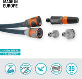 Gardena Liano Xtreme 1/2 tommer 20 m sæt: Ekstremt robust tekstilhaveslange med let, vejrbestandig PVC inderslange (18470-20)