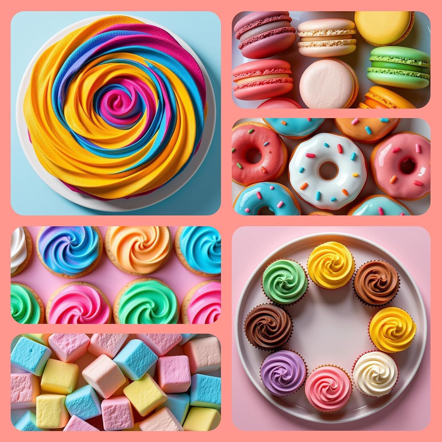 Rød madfarve 120 ml, højkoncentreret og sukkerfri flydende madfarve til bagning, kager, makroner, glasur, fondant, småkager, donuts