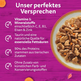 Whiskas Vådfoder til voksne 1+ Tasty Mix Country Collection i Sauce, 84 poser, 84 x 85 g (1 Bulk Pack) - Højkvalitets vådfoder til voksne katte