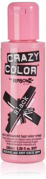 GO TOXIC UV semi-permanent hårfarvecreme, 100 ml (1 pakke) Naty Shop 30 Hårfarve Sort 100 Ml (1 pakke)