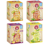 Teekanne Cold & Fresh BIO 4Er Mix - Med de nye varianter citron-mynte, fersken-maracuja, appelsin-rosmarin, grapefrugt-mynte-ingefær (4 X 45G)