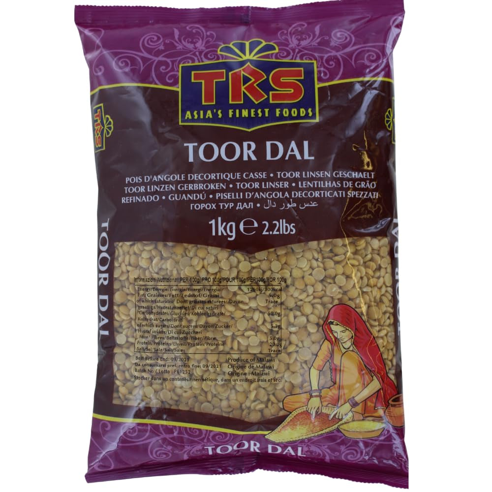 TRS - Toor Dall (naturlig) - (1 X 1 KG)