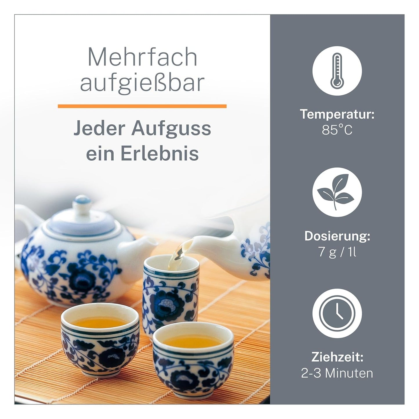 Ti Guan Yin Bio Oolong Tea 100g - Økologisk Oolong te af høj kvalitet fra Kina - Wu Long (ceremoniel kvalitet) - Til teelskere og kendere - Mycupoftea