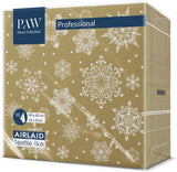 PAW - Airlaid servietter (40 X 40 Cm) I 50 stykker I Perfekt til jul, vinter, helligdage I Juleaften Bordpynt I Airlaid stoflignende servietter Vintergrene I Vintergrene