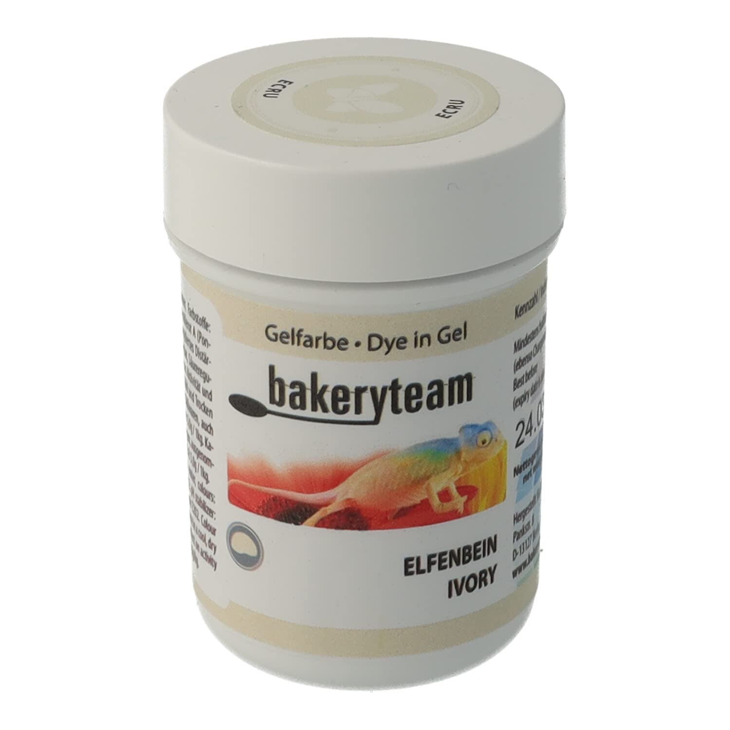 Bakeryteam Food Coloring Gel til glasur, lysegul, 35 g