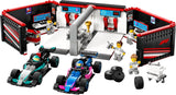 LEGO City F1 Garage med Mercedes-Amg og alpine racerbiler - Formel 1 racerbil med 2 førere og 4 mekaniske minifigurer - Gave til drenge og piger 7+ og fans 60444 Besuche den LEGO-Store byggesæt