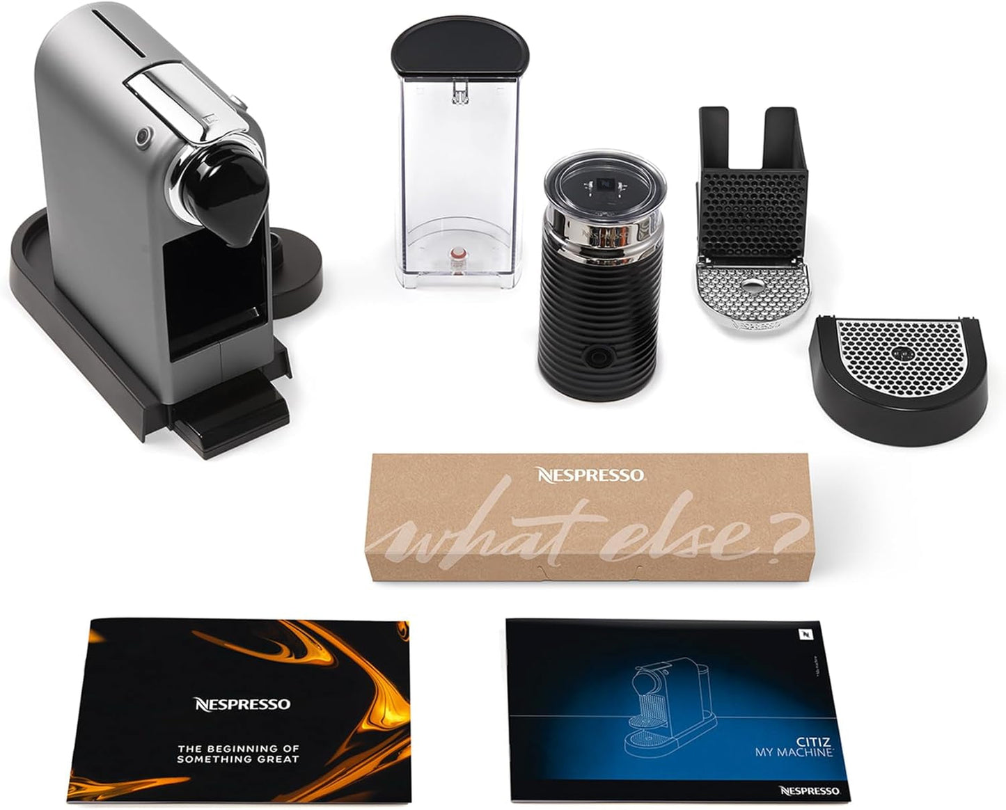 Espressomaskine med Nespresso kapsler XN761B Citiz&Milk | Automatisk standby-tilstand | 1260 watt | Vandbeholderkapacitet: 1 l | Pumpetryk: 19 bar | Sølv