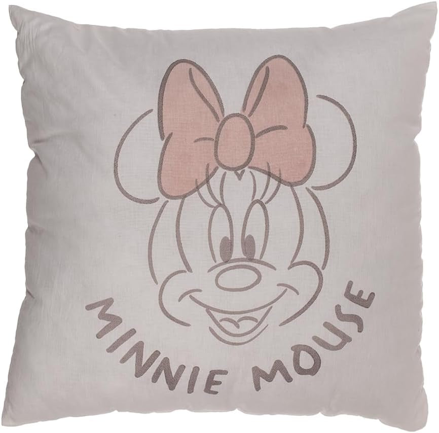 Pyntepude Out of the Blue, Disney, Minnie & Mickey 40 X 40 cm, betræk: 100% bomuld, fyld: 100% polyester Naty Shop standardpuder