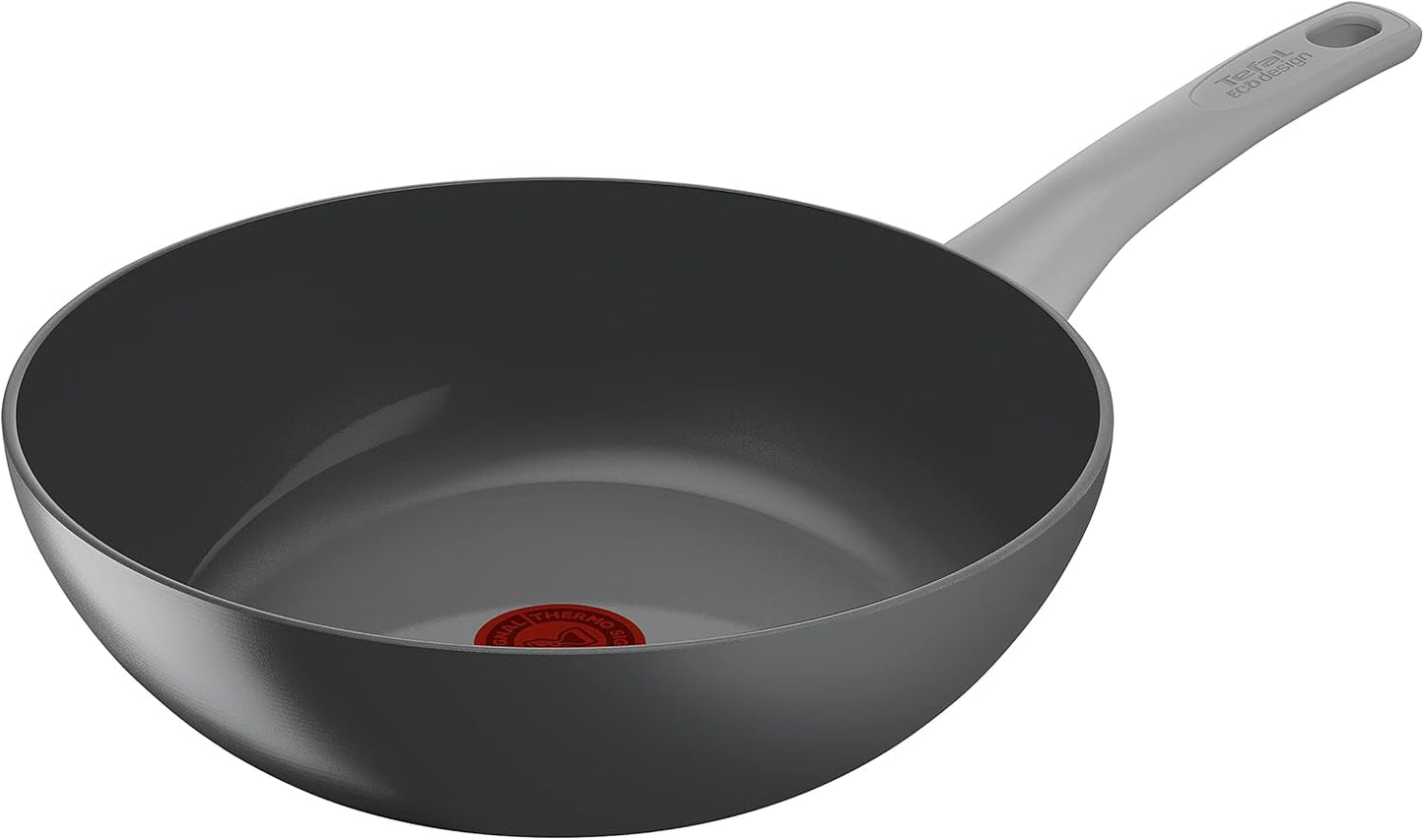 Tefal C42706 Forny på pande 28 cm med keramisk forsegling Gryder og pander Naty Shop Wokpfanne 28 Cm