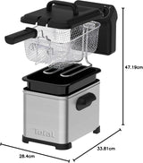 Tefal Family Pro Access 4.0L, 3000 Watt, semi-professionel, med olie, aftagelig olietank, kølezoneteknologi Hvidevarer Naty Shop