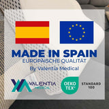 Valentia Medical Memory Foam Nakkestøttepude Ortopædisk Nakkesmertepude Memory Foam Nakkepude Ultrablødt vaskbart betræk Cervikal Ortopædiske Puder Naty Shop