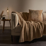 Brentford's Teddy Fleece Tæppe Stort Sengetæppe Plys Super Blød Varm Sovesofa Sengetæppe Sort - 150 X 200 Cm Senge og tæpper Besuche den Brentfords-Store Latté 125 X 150 Cm