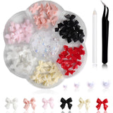 1 Karton Nail Art Charms, 3D Flowers Nagelkunst Charms, Acryl Blumen Nagel Strass Mit Ornamenten, Nagel Edelsteine, Nagel Zubehör Für Mädchen, Nagelkunst Dekoration, DIY Håndværk Nail Design