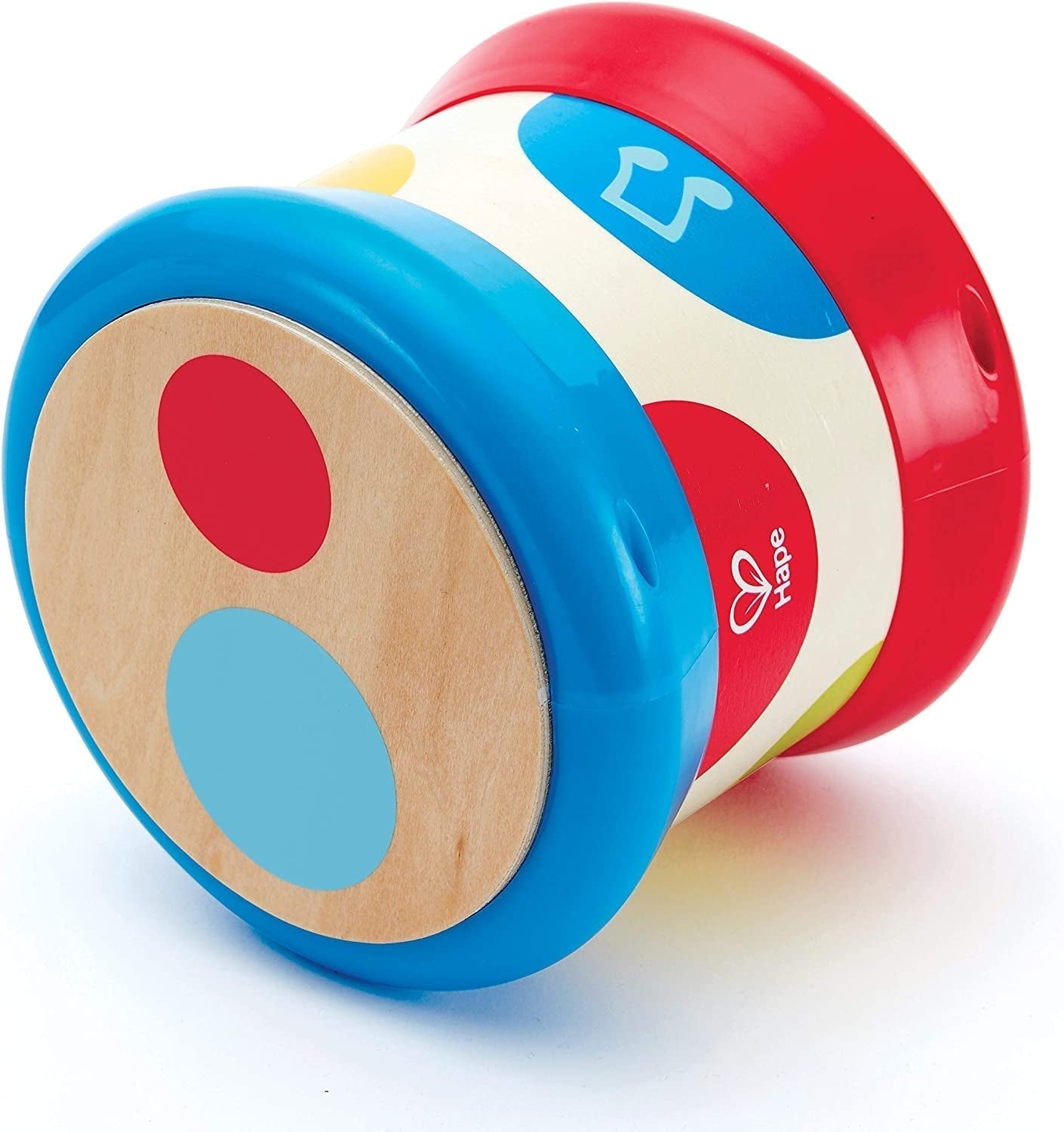 Hape Babytromme | Rullende musiklegetøj for de små til at lære rytme og forskellige lyde, batteridrevet, fra 6 måneder Baby Toys Naty Shop
