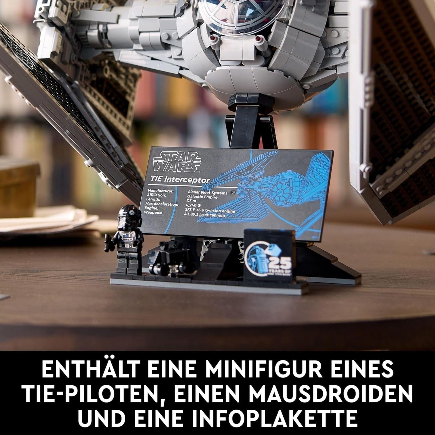 LEGO Star Wars slipsinterceptor Ultimate Collector Series Kreativt byggesæt til voksne Starfighter klodser Model Fan Gave Samlerobjekt Ucs Sæt 75382 Byggesæt Besuche den LEGO-Store