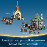 LEGO Harry Potter Hagrids hytte: Et uventet besøgssæt med 5 minifigurer og 2 dyrefigurer, gave til kvinder og mænd, magisk eventyrlegetøj, fantasisæt 76428 byggesæt Beuche den LEGO-Store