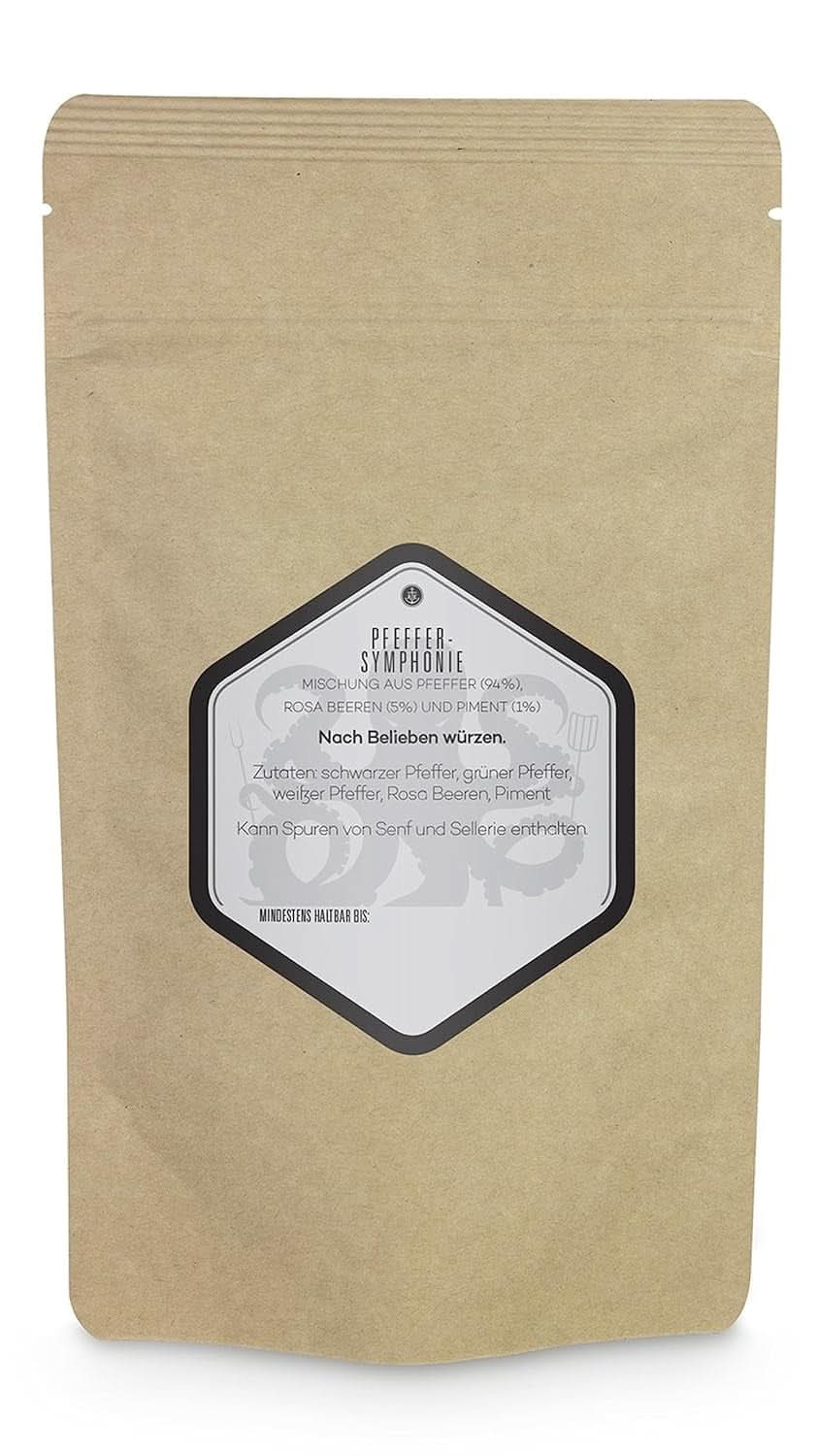 Ankerkraut Symphonie, peberblanding til krydring med aroma og smag, 140 gram Condimente Naty Shop