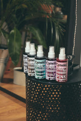 Cameleo - Spray & Go - hårfarvespray - lilla - til blondt, platinblondt og gråt hår - spray blot og gå - semi-permanent - øjeblikkeligt resultat - karneval hårfarvespray - 150 ml Hårfarve Naty Shop