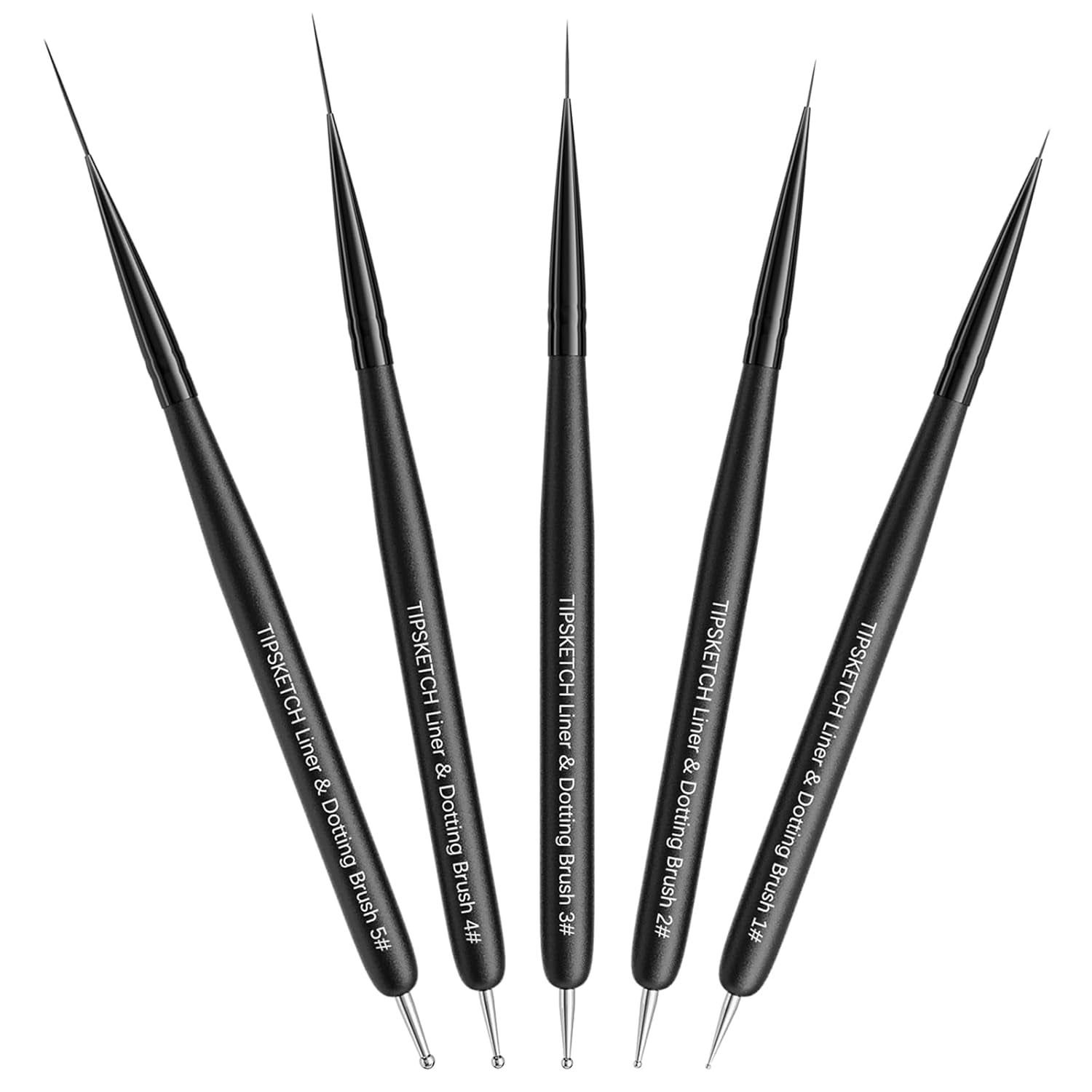 Nagel Pinsel 8 Stück Pinsel Für Gelnägel, Nageldesign Gel Pinsel Dotting Painting Line Pen Für Nagelack Gel Acryl Nagel Pinsel Nailart Kit Acryl Pinsel Fineliner Nägel Selber Machen