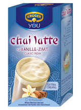 KRÜGER YOU Chai Latte Vaniljekanel, øjeblikkelig tilberedning til mælkedrikke, smagt til med vanilje og kanel, 250 g (10 poser á 25 g)