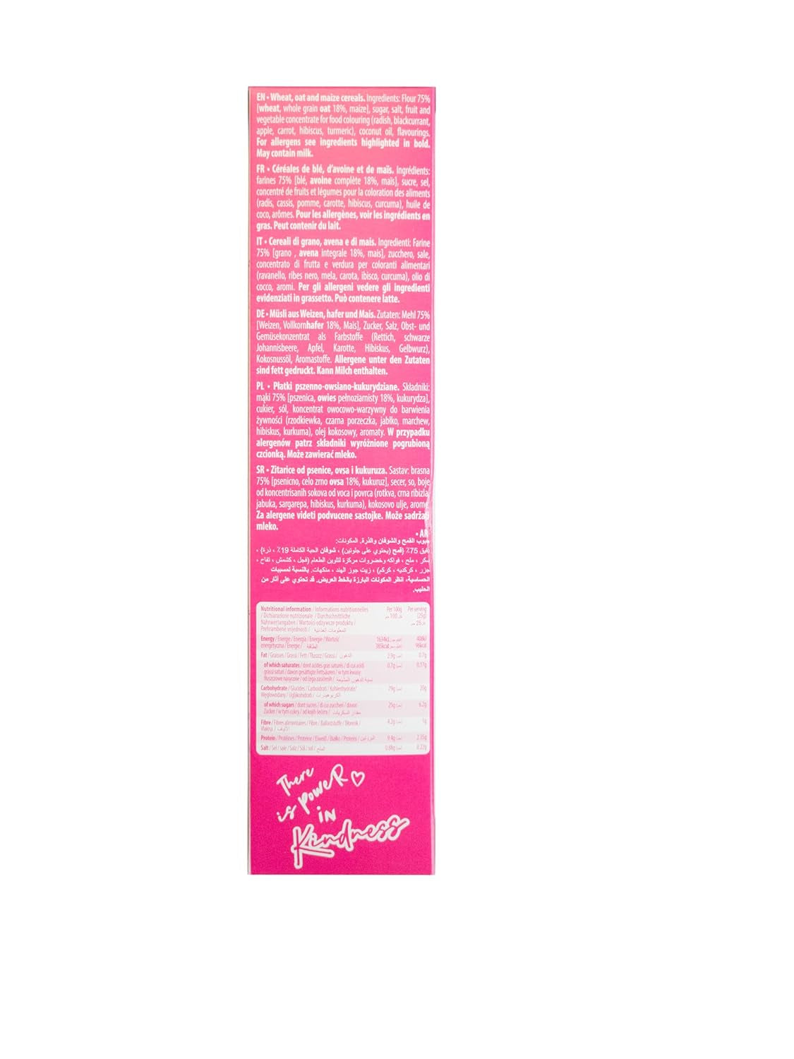 Barbie Rainbow Loops korn, farverige ringe af hvede, havre og majs med frugtsmag til den perfekte morgenmad, 1 pakke (1 x 350 g)