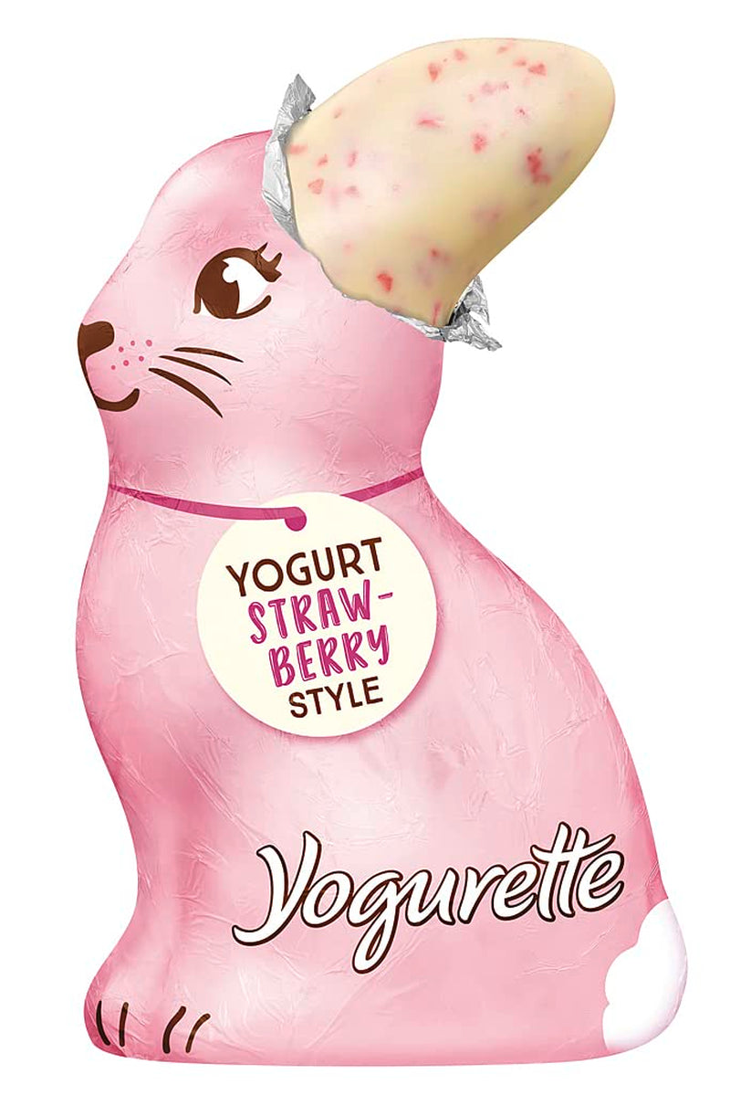 Ferrero Osterhase | 75 G| Weiße Joghurtschokolade Mit Fruchtigen Erdbeercrisps | påske | Osterhas | Geschenk Aus Schokolade i Hasenform Naty Shop