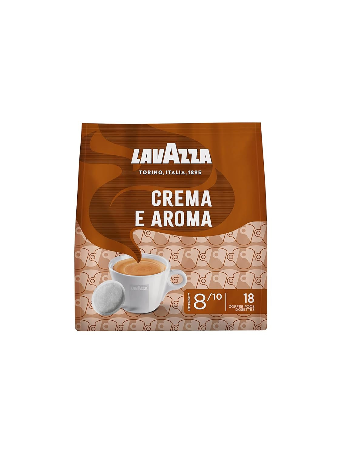 Lavazza Crema E Aroma, cremet og aromatisk smag, medium Röstung, 18 Pads