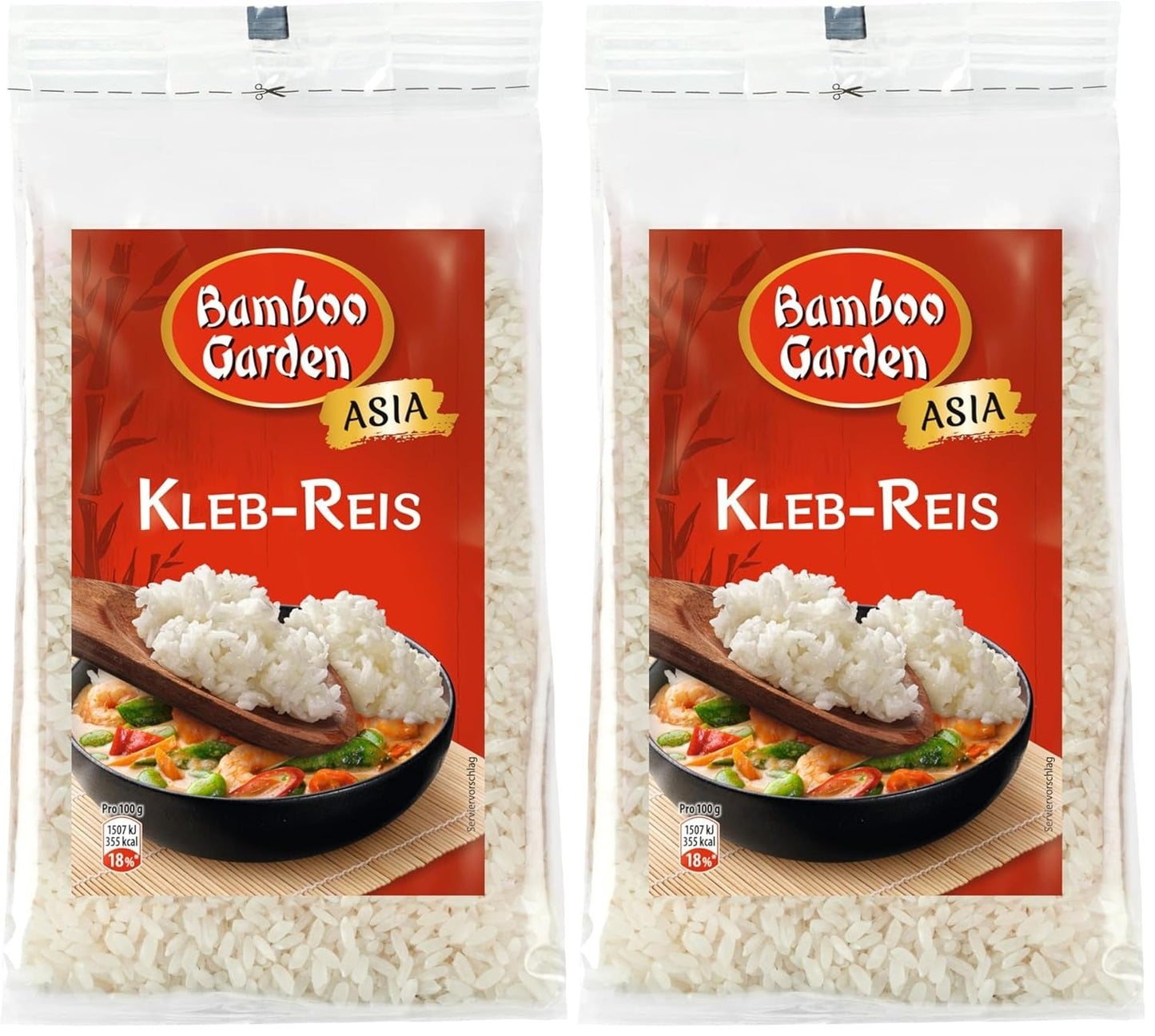 Bamboo Garden - Sticky rice, 500g pr. pose