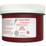 Madfarve Sugarflair Max Concentrated Rød, højkoncentreret madfarve til marcipan og fondant, pastafarve Max Concentrated - 400 g