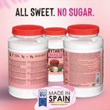 Erythritol + Sucralose 1:4 Süßstoff | 1G = 4G Zucker | 0 Netto-Kohlenhydrat - 0 Kalorien - 0 Glykämischer Index - Keto - Kein GVO - Castello siden 1907 - 1 Kg Sødemidler Naty Shop