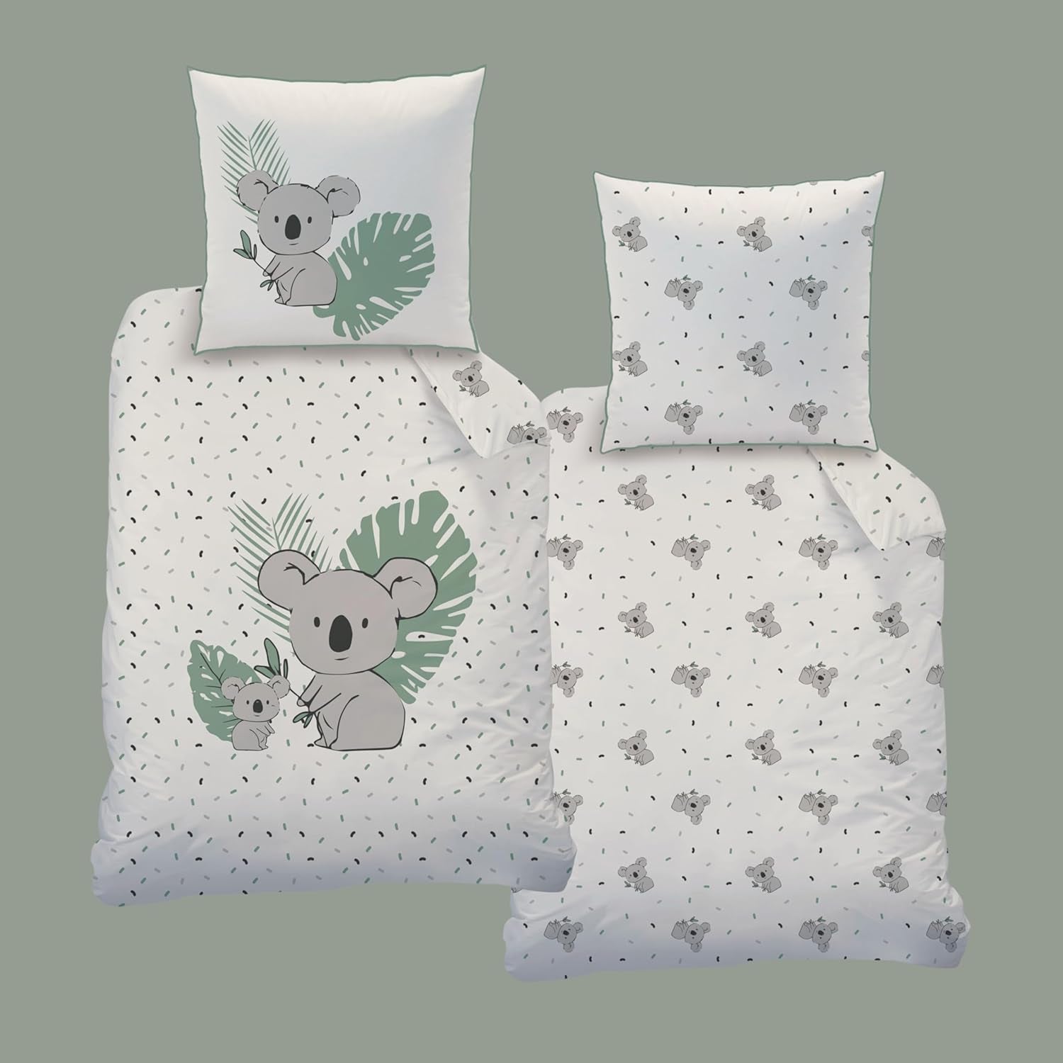 Børnesengesæt, Koala eller Unicorn, 100% bomuld Sengetøj - børne Naty Shop