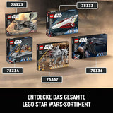 LEGO Star Wars At-Te Walker mobilt legetøjsmodel minifigursæt med 3 klontroopers, kampdroider og dværgedderkop-droid 75337 byggesæt Besuche den LEGO-Store