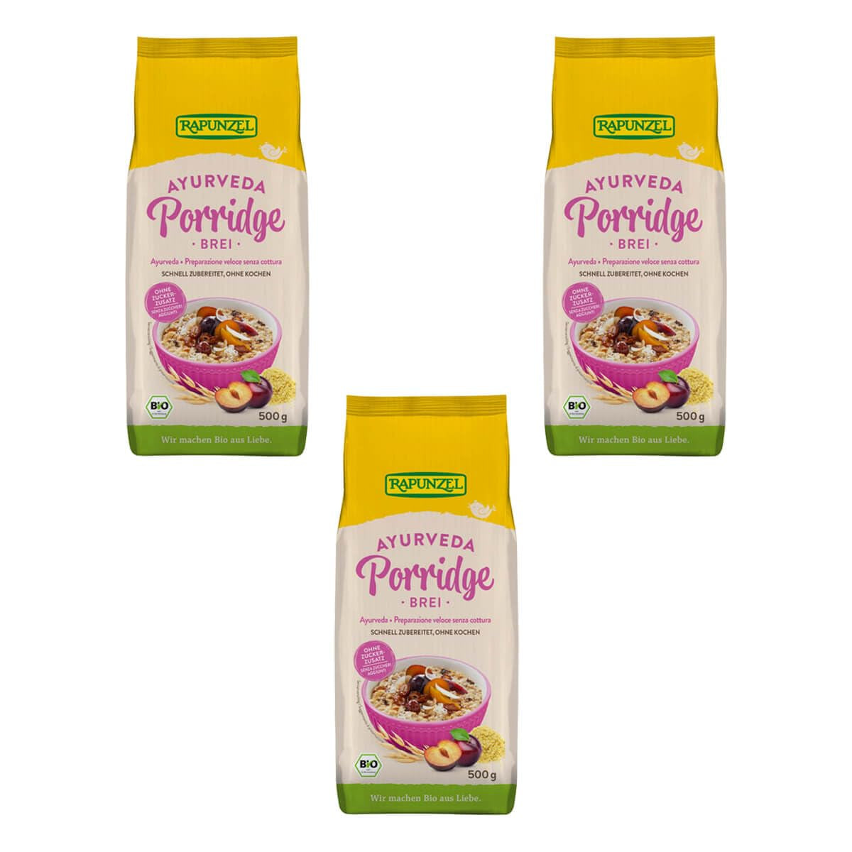 Ayurvedisk havregryn til morgenmad, 500 g