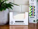 De frække Panda Bamboo Cocktailservietter | hvide servietter 100 stk papirservietter
