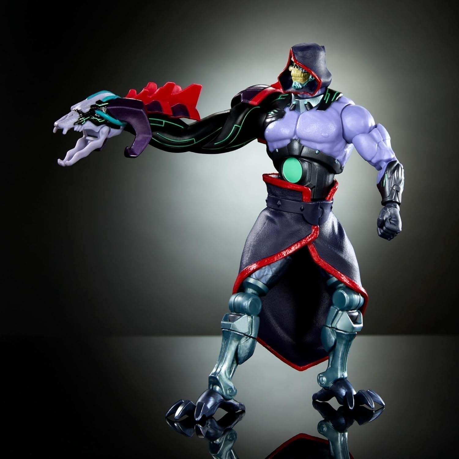 Masters of the Universe: Revolution Masterverse Skeletor Action Figur Samlefigur med 30 bevægelsespunkter og bevægelig robotarm Motu Toy HYC46 Action Figurer Naty Shop