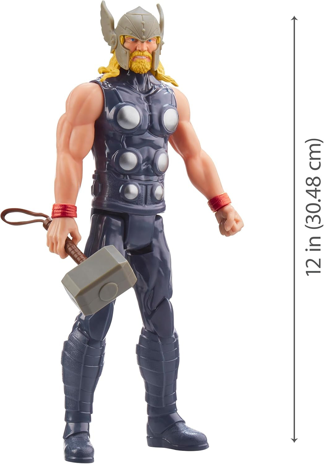 Marvel Avengers Titan Hero Series Blast Gear Thor Action Figur 30 cm Stort legetøj til børn fra 4 år og opefter Action Figurer Naty Shop