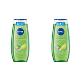 NIVEA Lemon Grass And Oil shower gel, 250 ml Brusebad og bad Naty Shop 2 stk x 250 ml