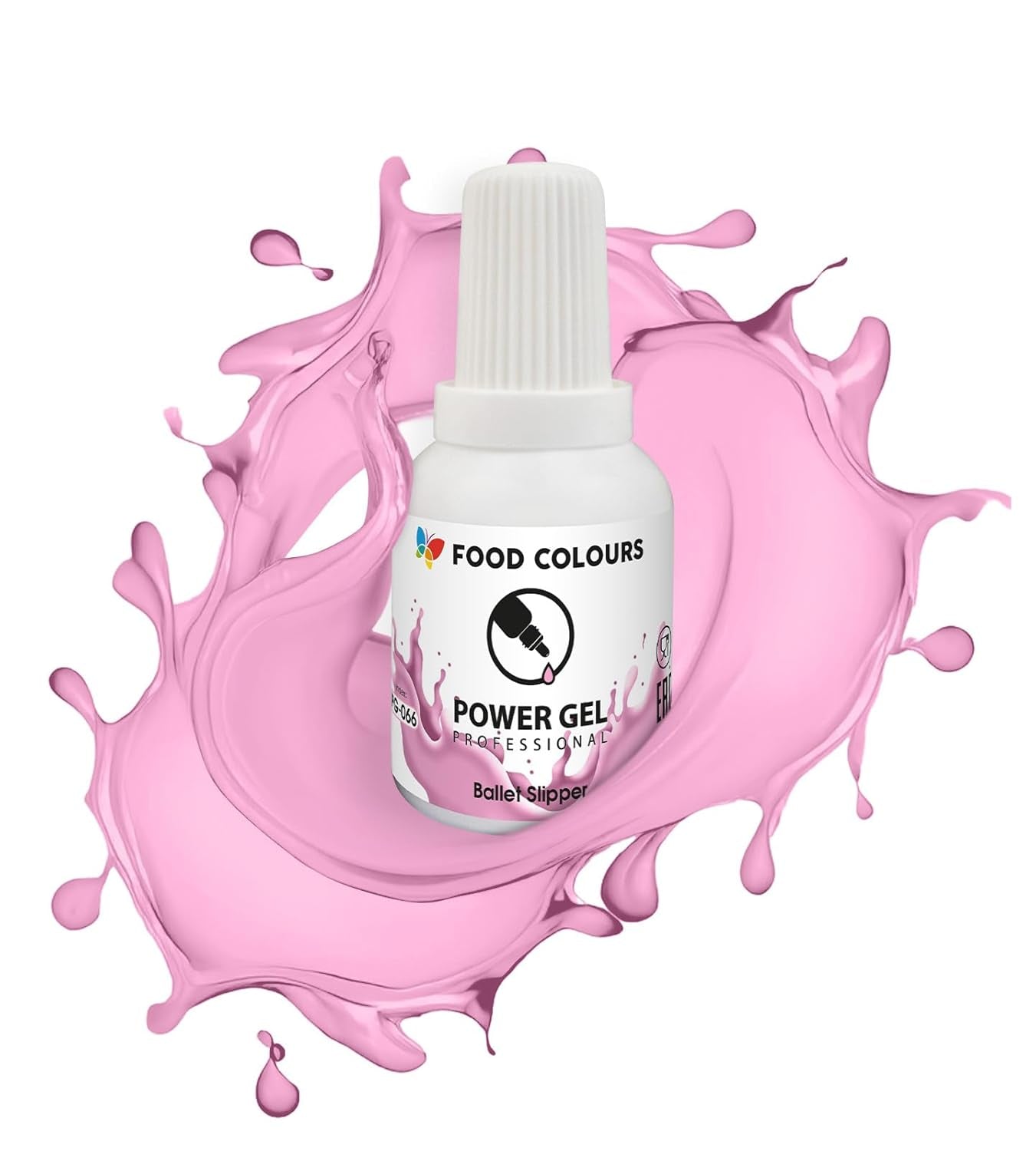 Gel madfarve, beige, champagnefarve, 20 g. Food coloring for a wide range of applications for decorating cakes, tarts, cream, sponge cake, royal icing, macarons.