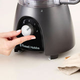 Russell Hobbs foodprocessor [blender/grøntsagshakker/bordblender/hakker/blender] foodprocessor (æltning, blanding og udskæring), mat trækul Køkken Naty Shop