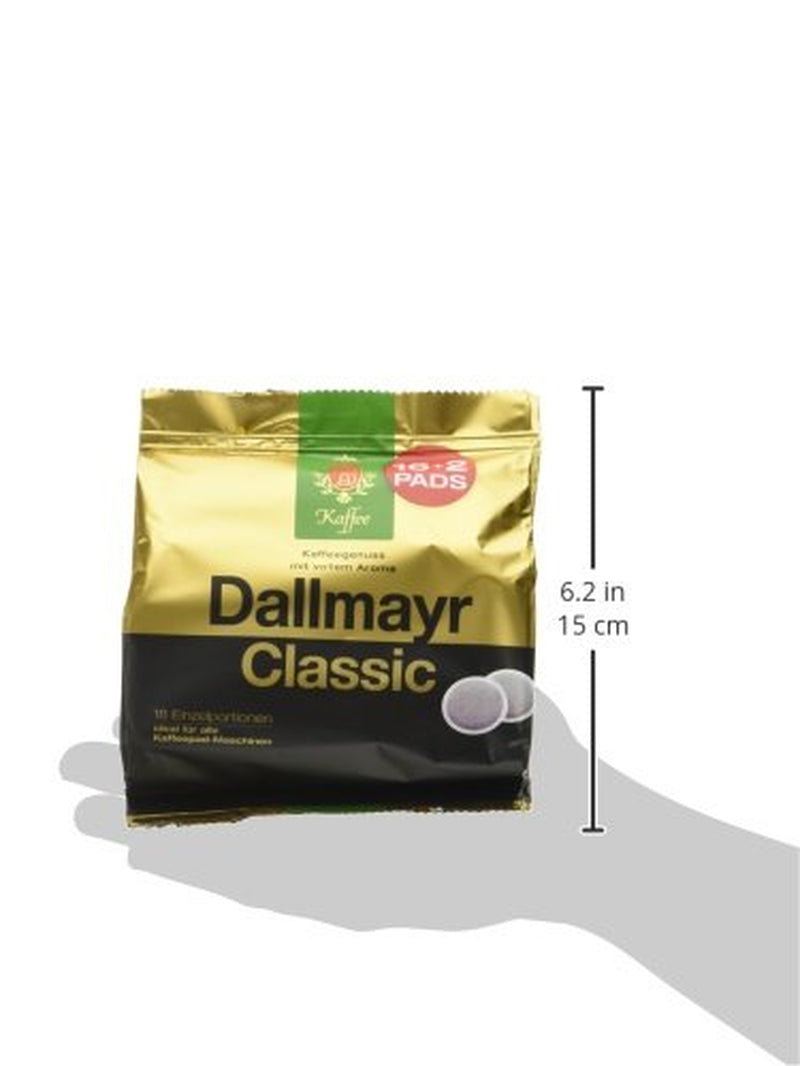 Kaffee Classic Kaffeepads 16 + 2, 5er Pack (5 x 124 g)