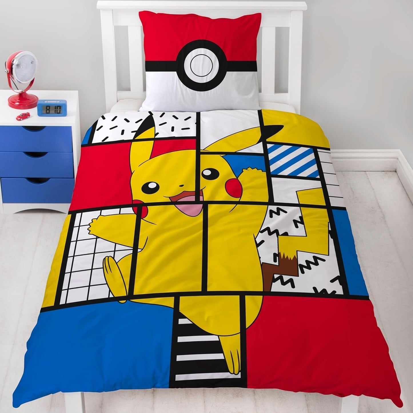 Sengetøj til teenagere og børn, Pikachu, 100% bomuld Sengetøj - børn Naty Shop