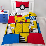 Sengetøj til teenagere og børn, Pikachu, 100% bomuld Sengetøj - børn Naty Shop