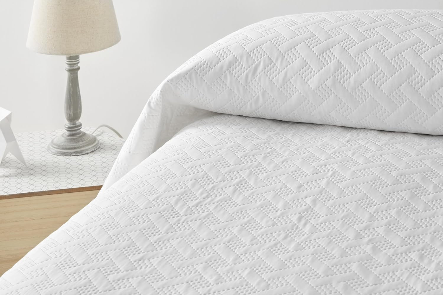 LISO - Sengetæppe til 105 Cm - Bouti Seng Sengetæppe - Forår og Sommer - 200X260 Cm - Pink senge og tæpper Besuche den Degrees home-Butik Hvid Seng 135 Cm