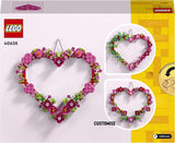 LEGO hjerte dekorationssæt, byggelegetøj til børn, piger og drenge fra 9 år, børneværelsesdekorationer eller vægtilbehør, gaveide til Valentinsdag, Mors Dag eller fødselsdag 40638 Byggesæt Beuche den LEGO-Store